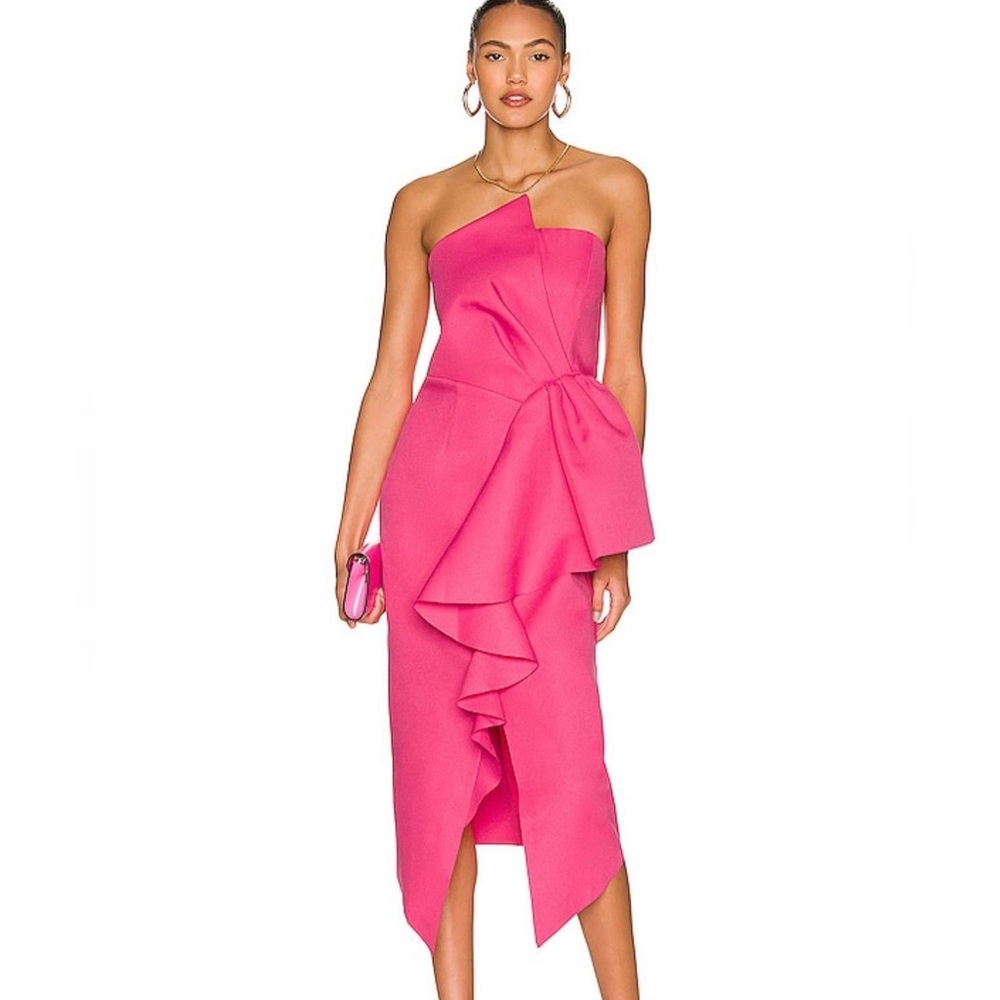 ELLIATT Reception Dress in Fuchsia